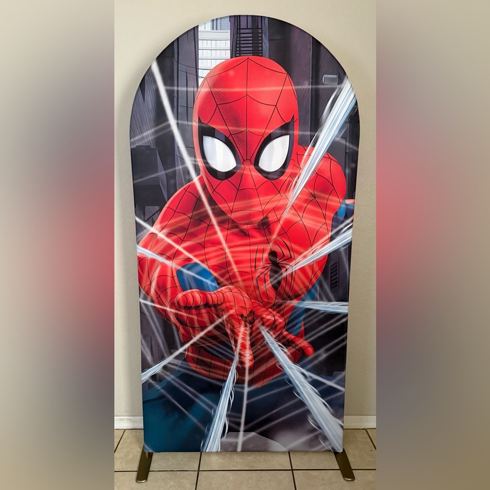 Spider-Man Arch Backdrop Cover